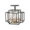 Z-Lite Titania 4 Light Semi Flush Mount, Bronze + Olde Brass 454SF-BRZ-OBR - alternate 4